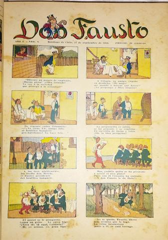 Primera imagen del registro Revista Don Fausto. Año I n° 4